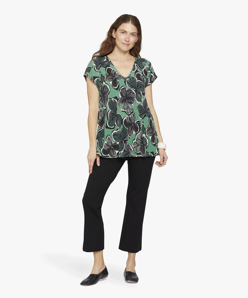 KALLO TOP, Bottle Green