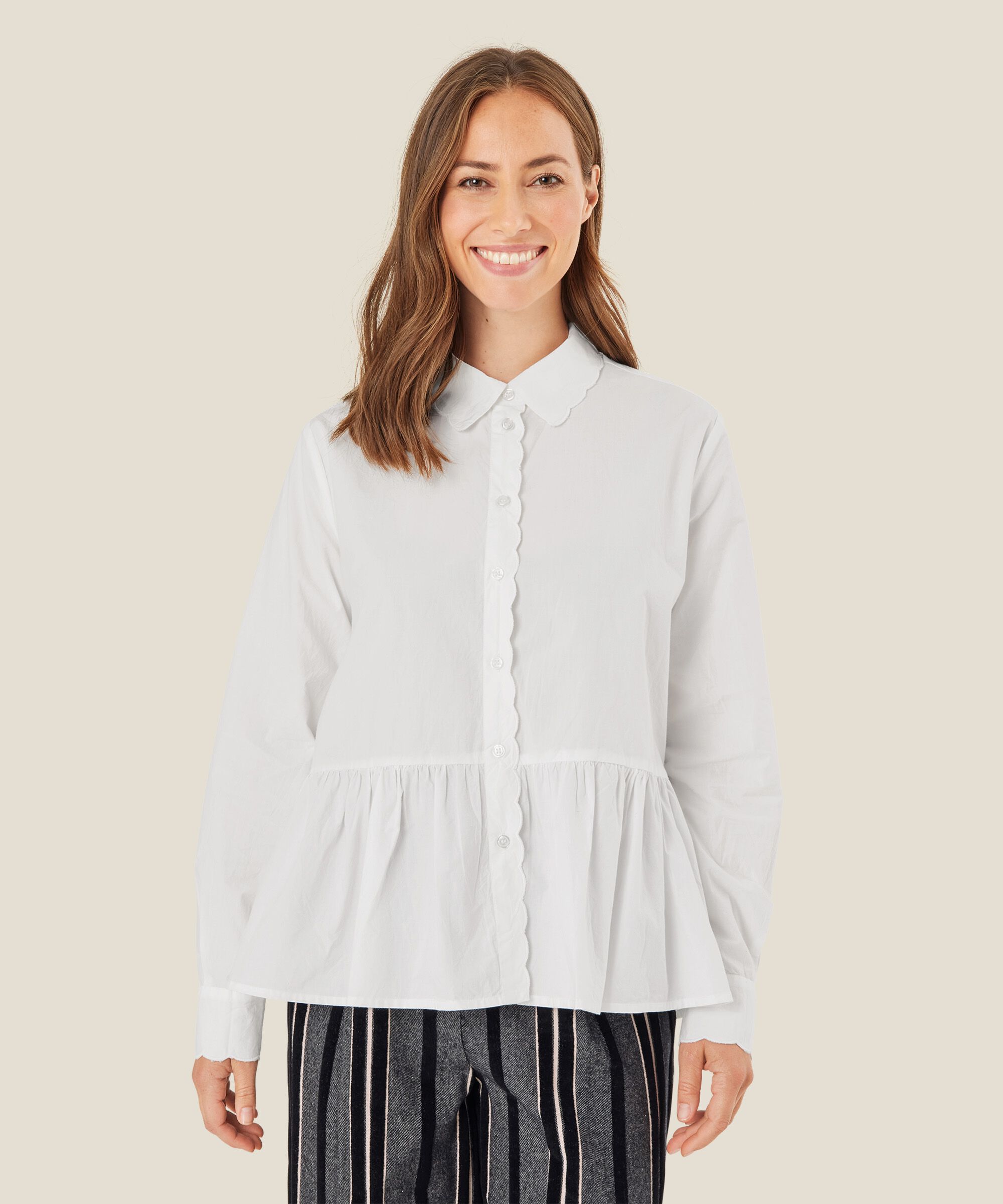 Imee Skjorte, White