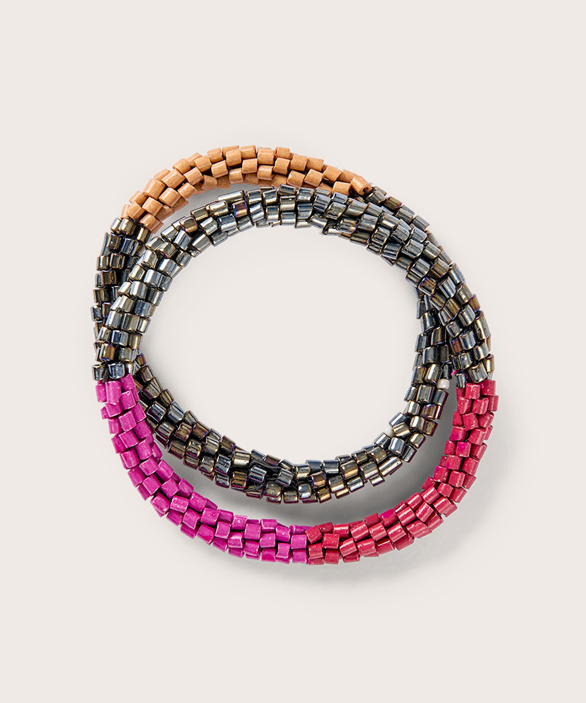 Ried Armbånd, Fuchsia Red