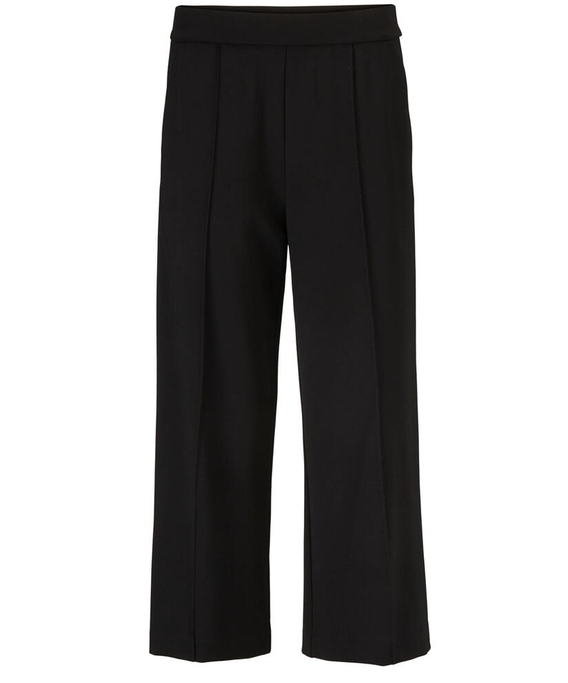 PIANA JERSEY BUKSER, Black, hi-res