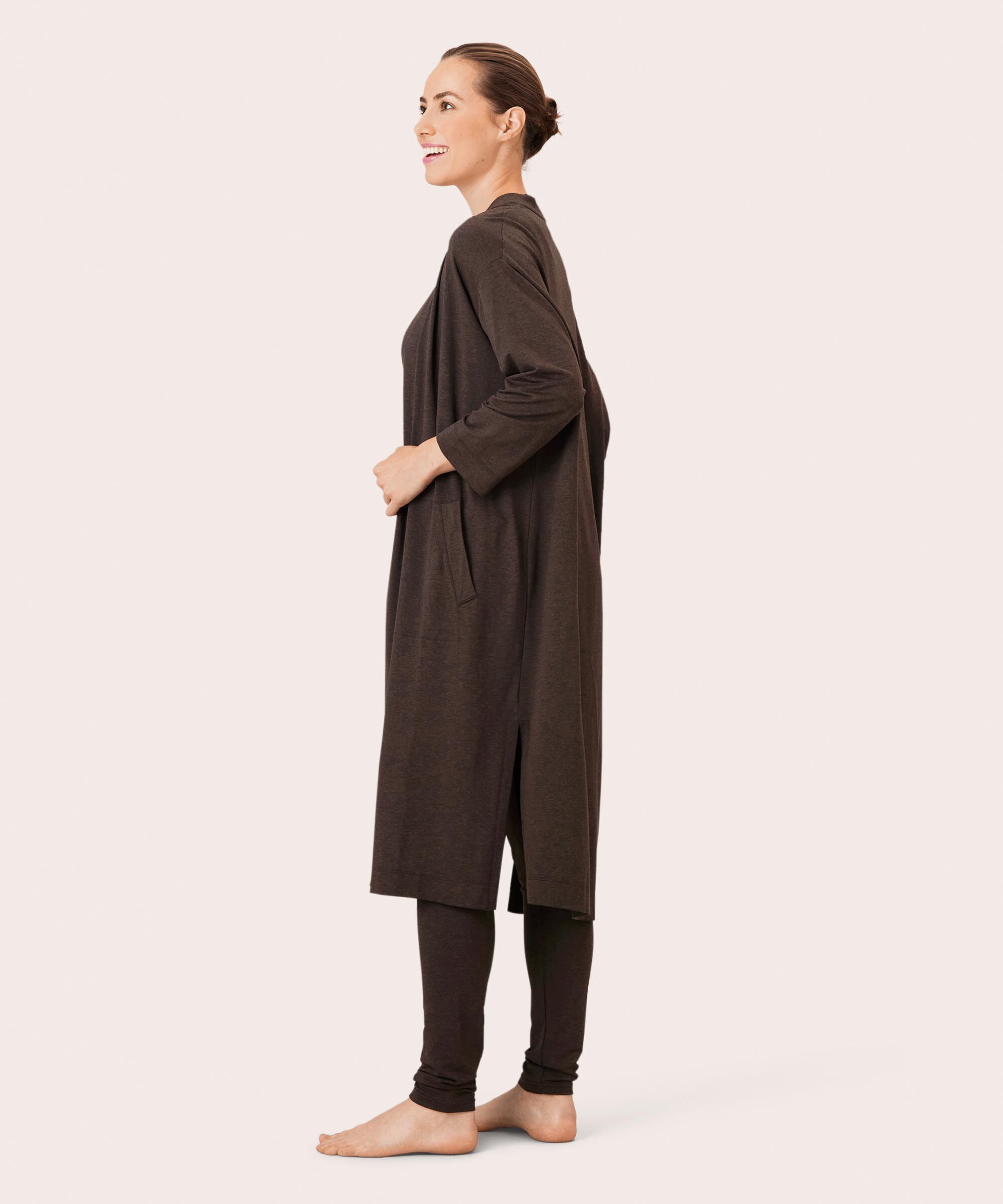 Idale JERSEY Cardigan, Brown melange