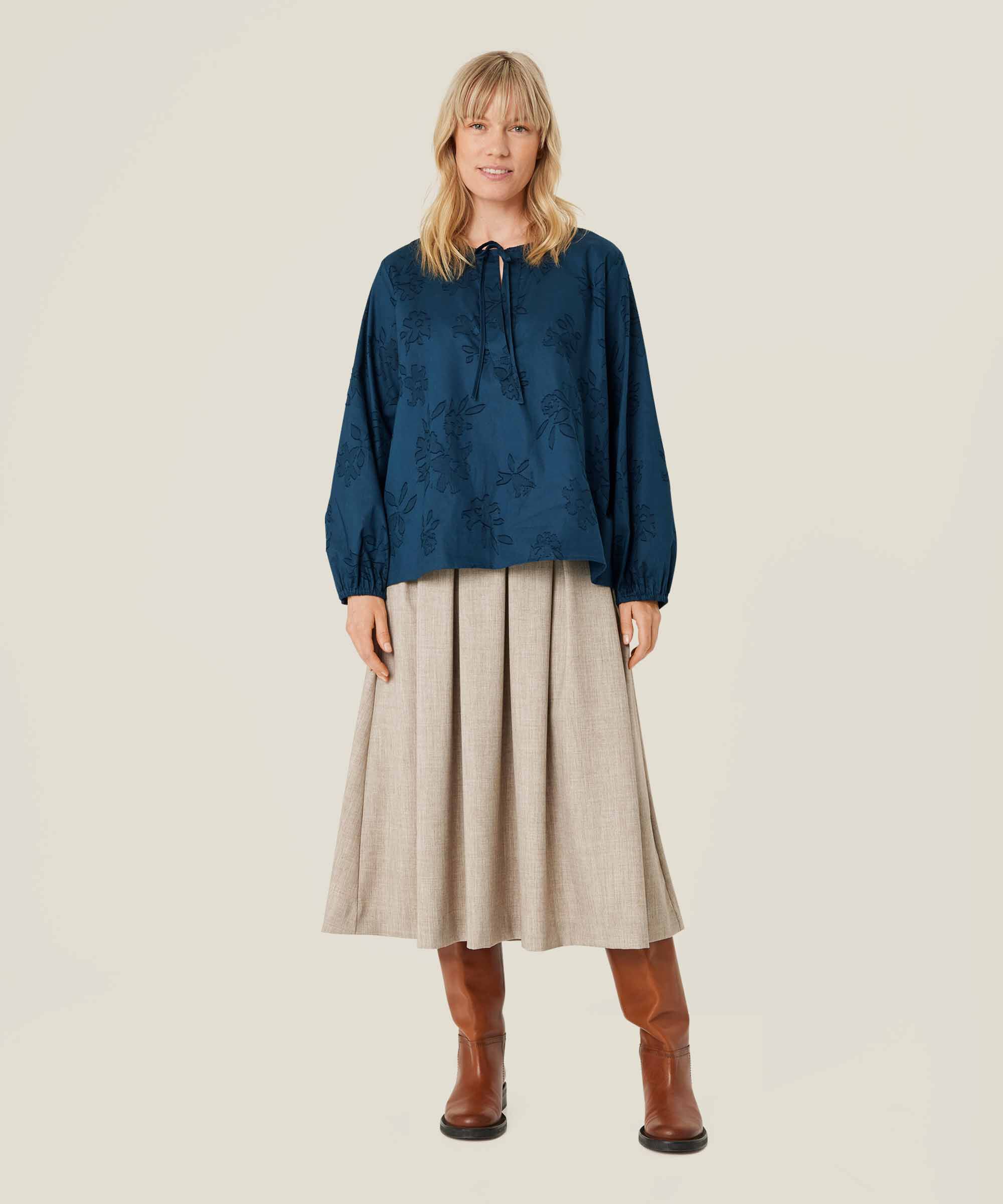 Summer Nederdel, Beige melange