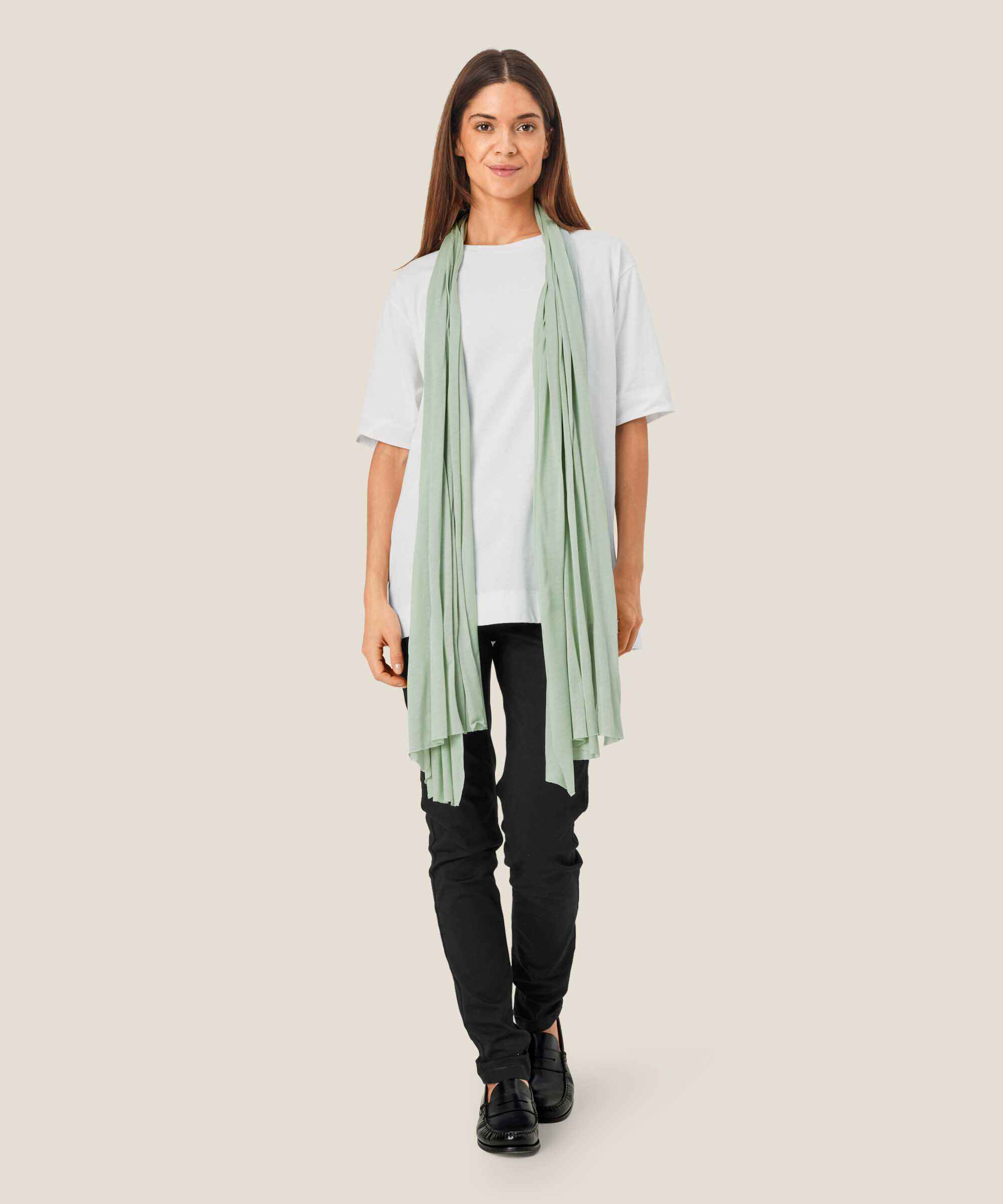 Amega JERSEY Tørklæde, Frosty Green