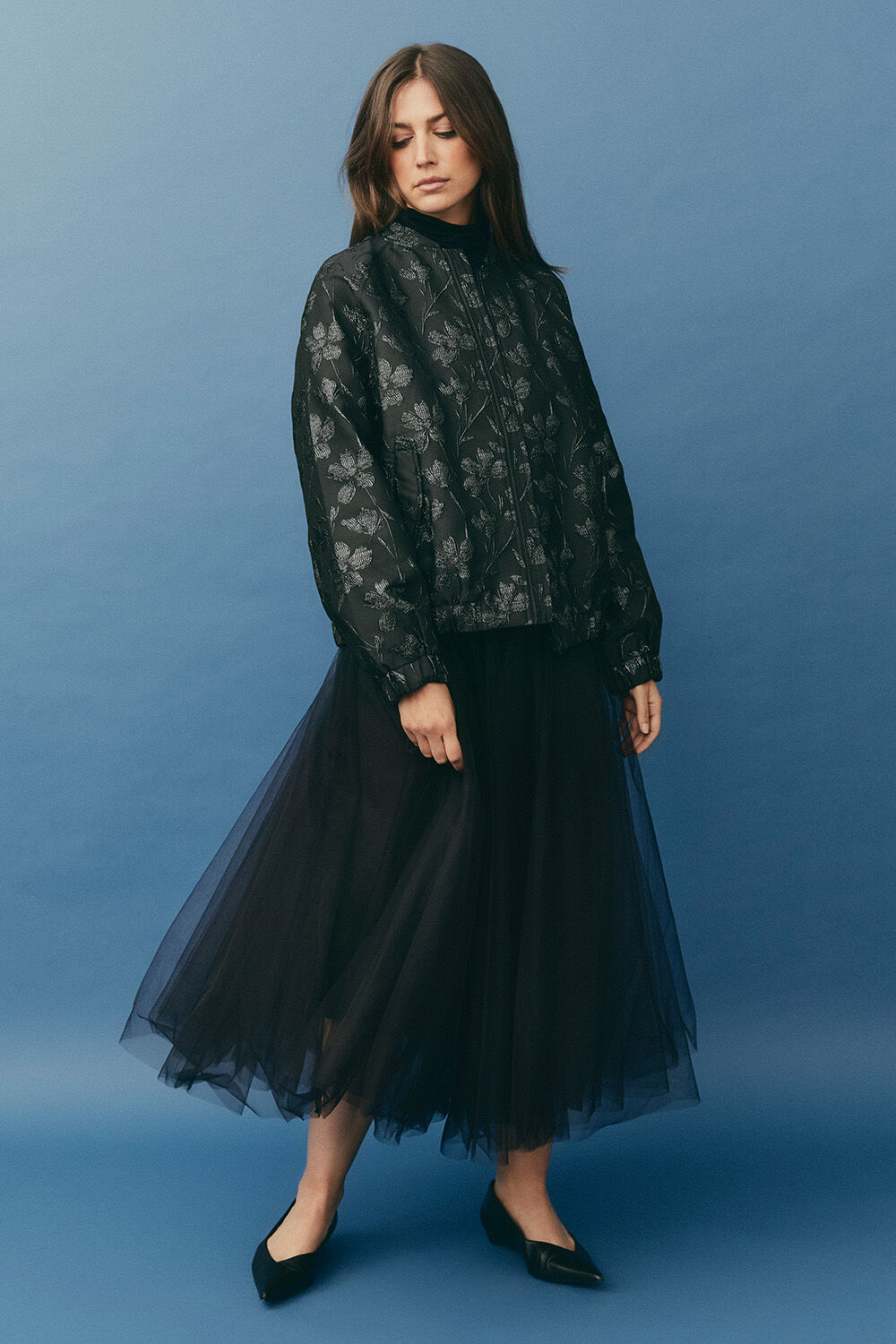 Jossana Jakke - Black, Scarlet Nederdel - Black, Brooklyn JERSEY Top - Black