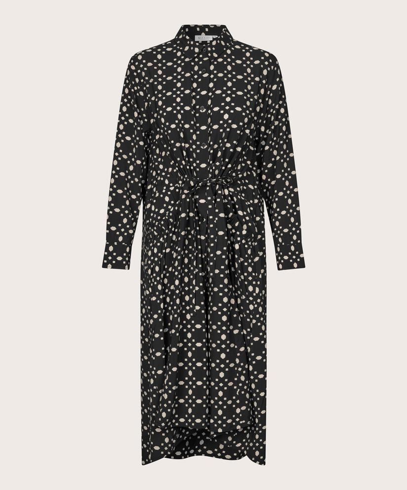 Novany Skjortekjole, Black