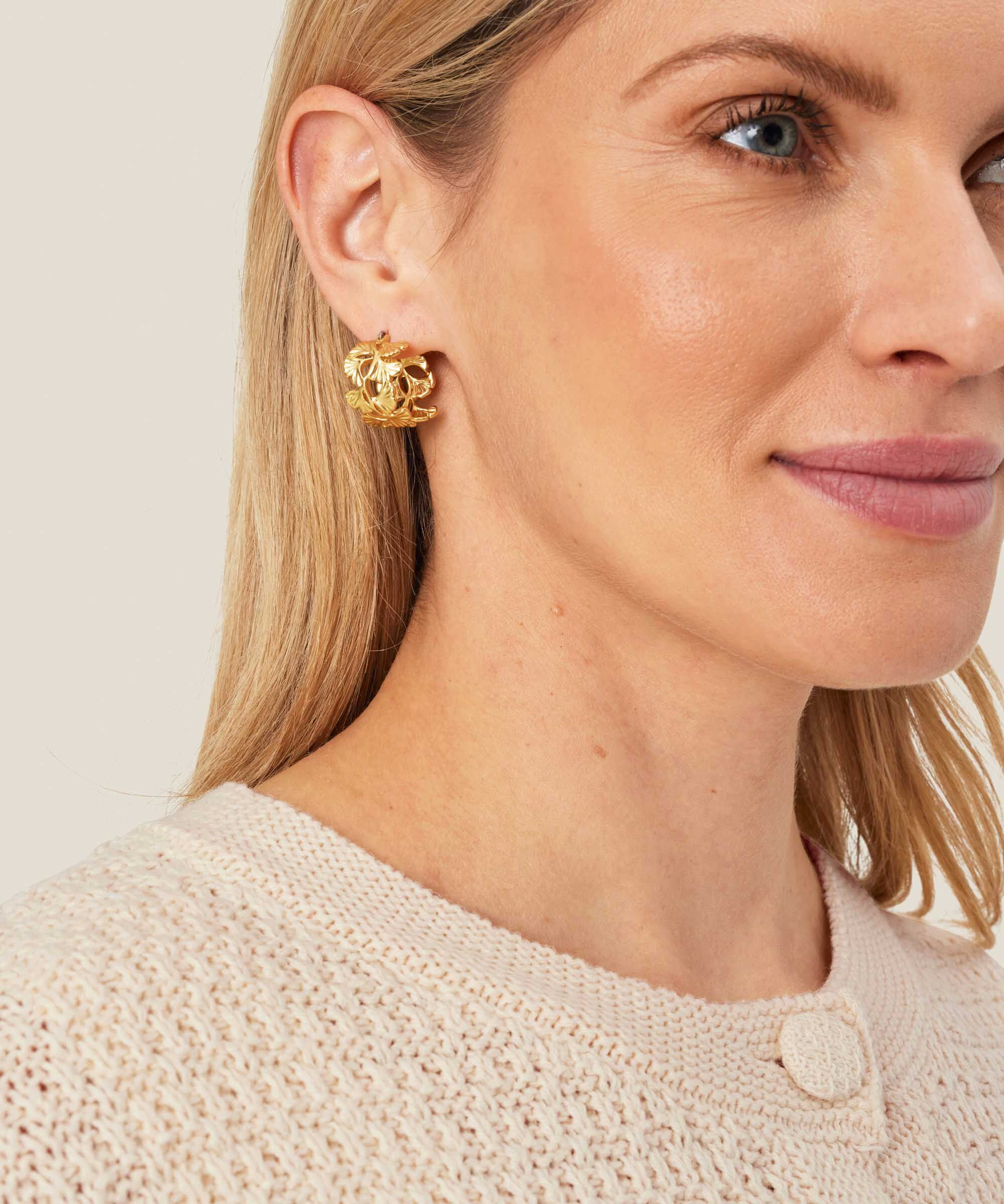 Roline Øreringe, Gold