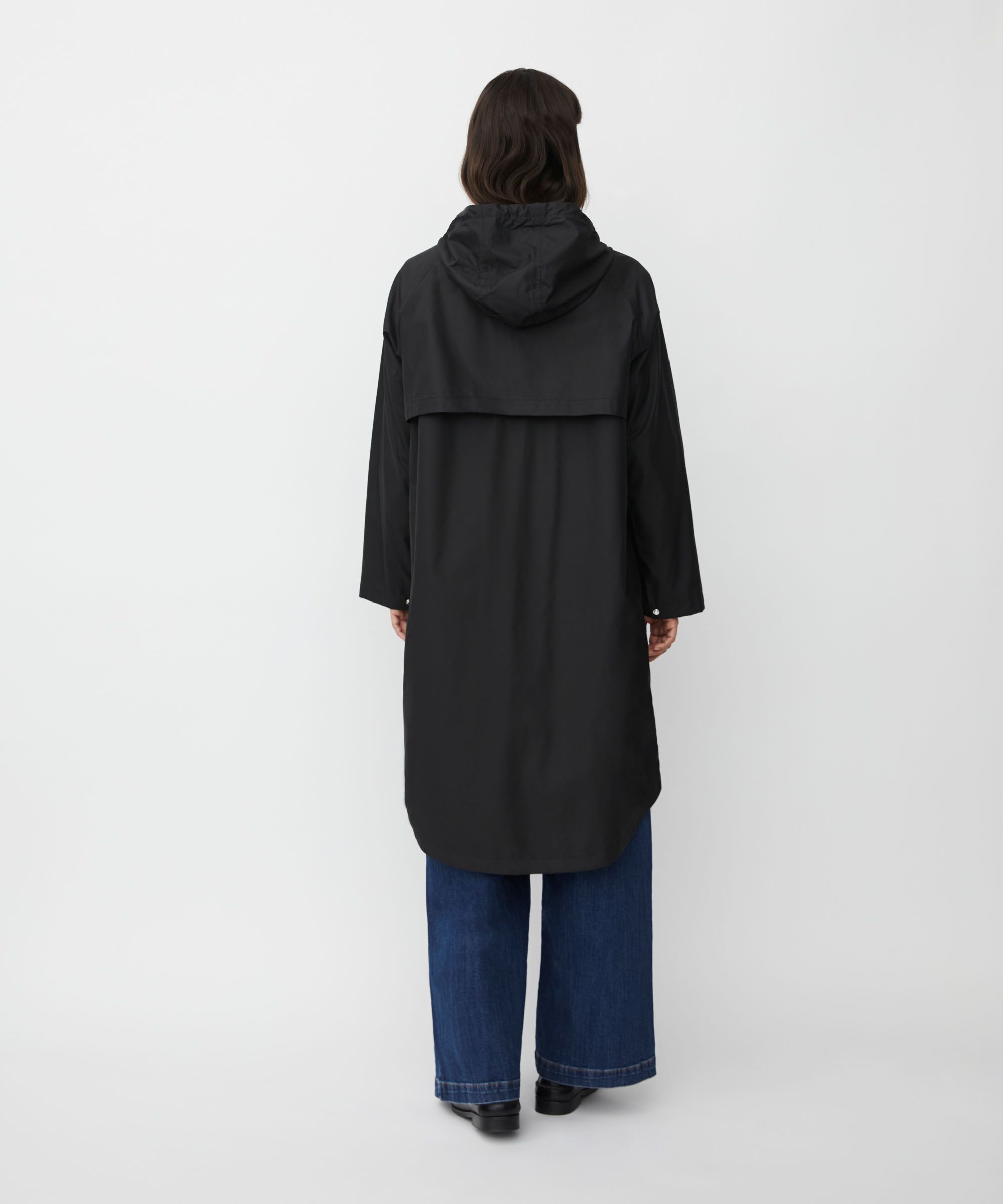 Theia Regnfrakke, Black