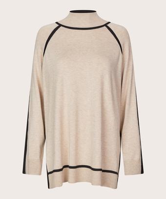 Freyane Top, L beige mel
