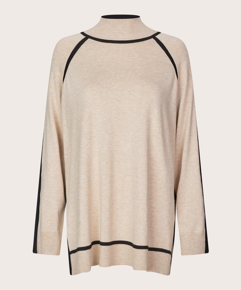 Freyane Top, L beige mel