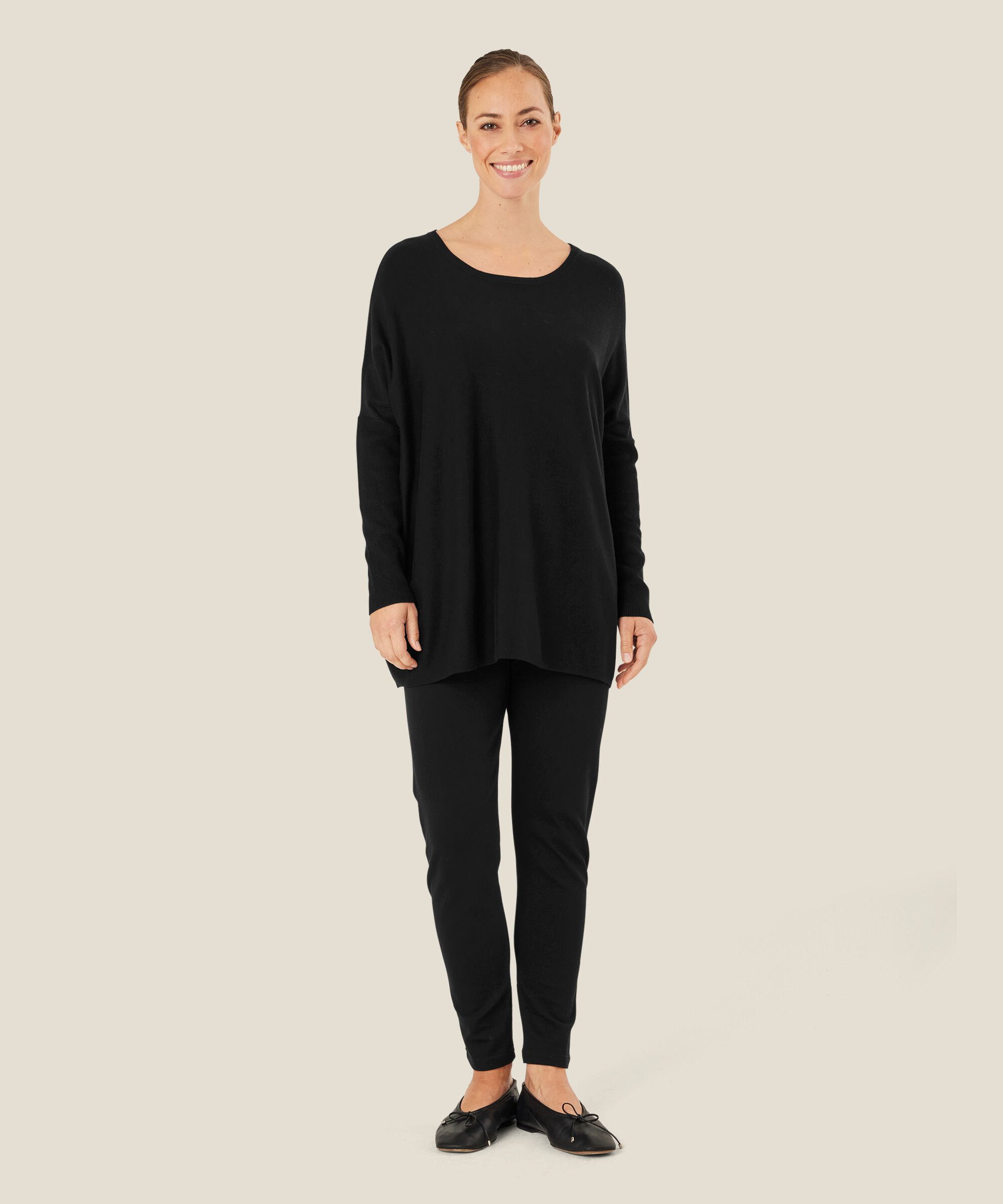 Parissi Jersey Bukser, Black