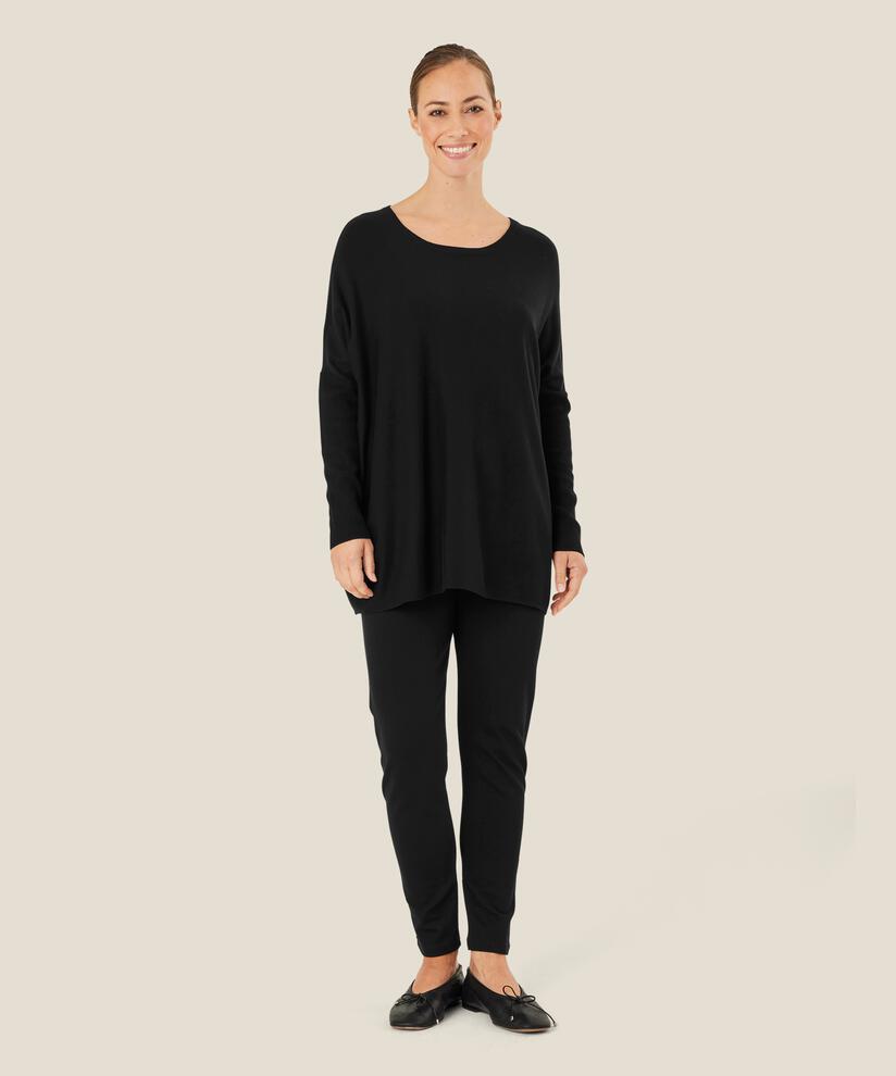 Parissi Jersey Bukser, Black