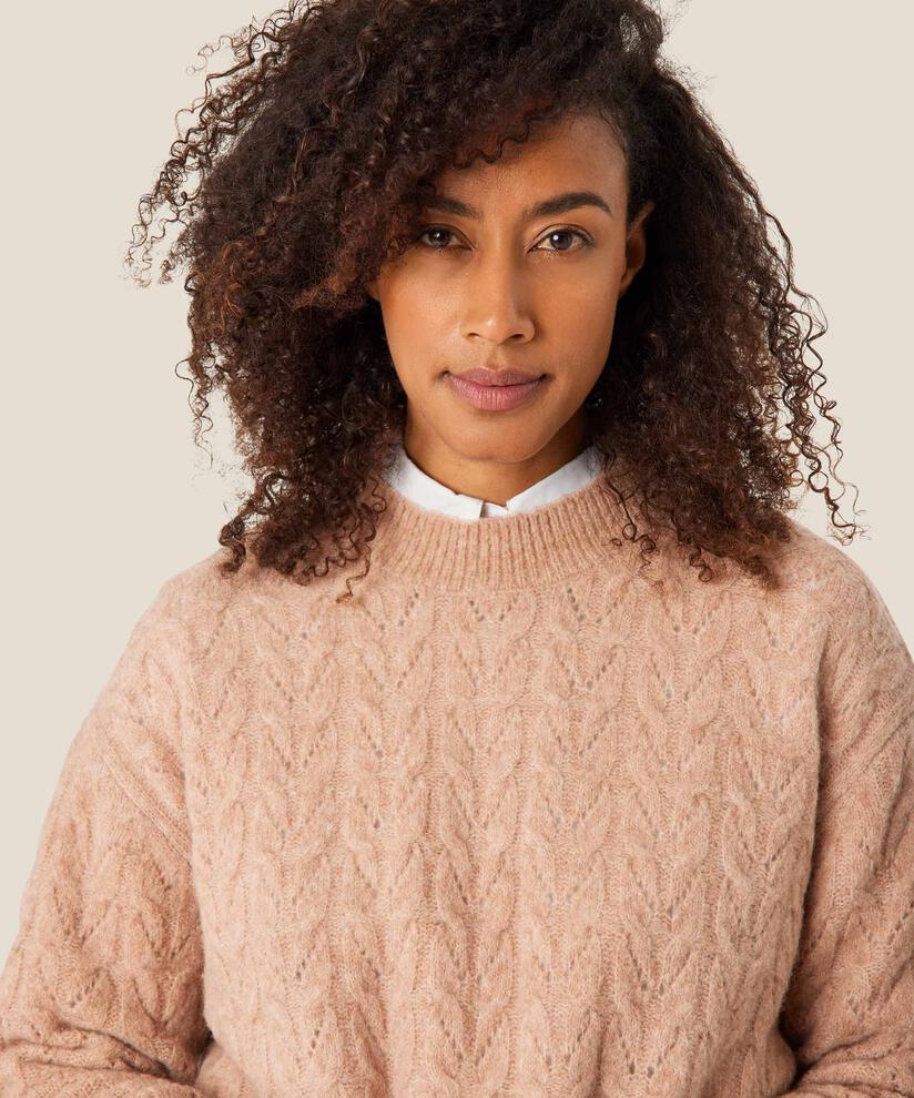 Fuenta Top, L beige mel
