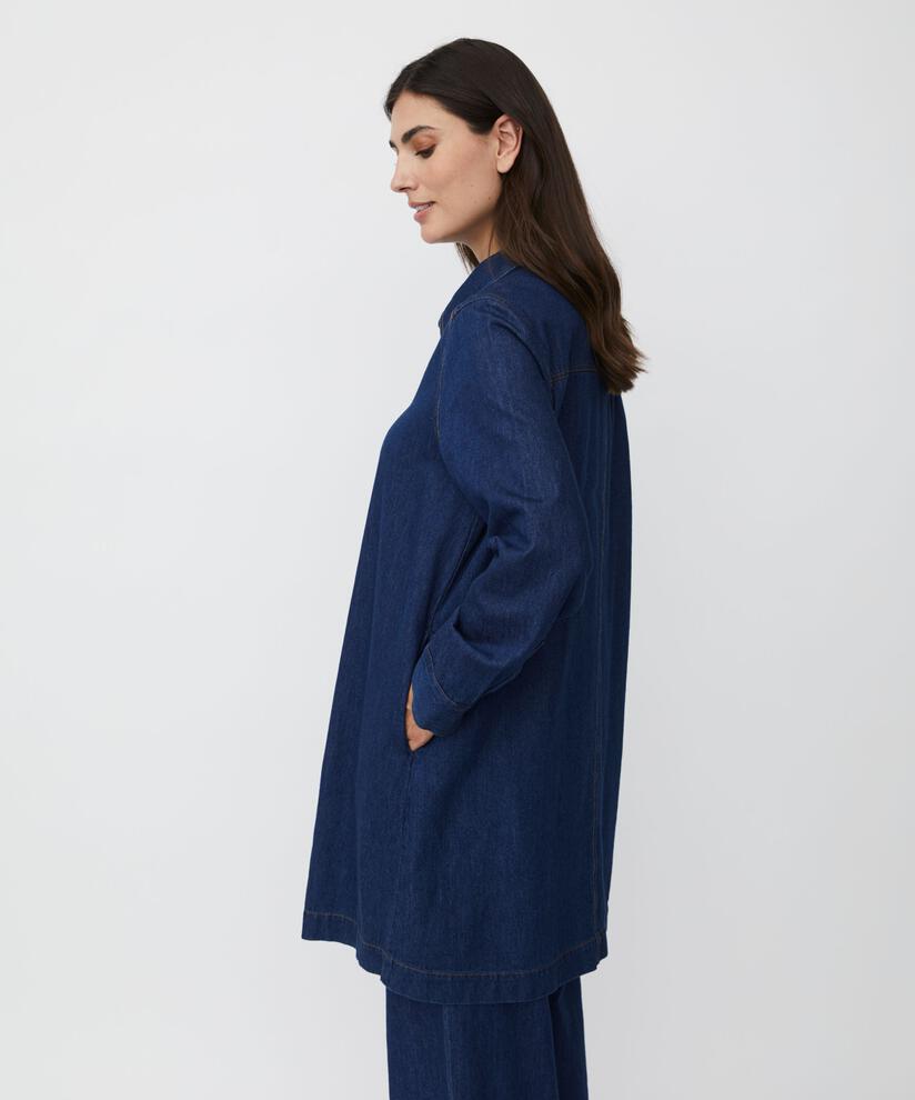 Ingelena Denim Skjorte , Dark Denim