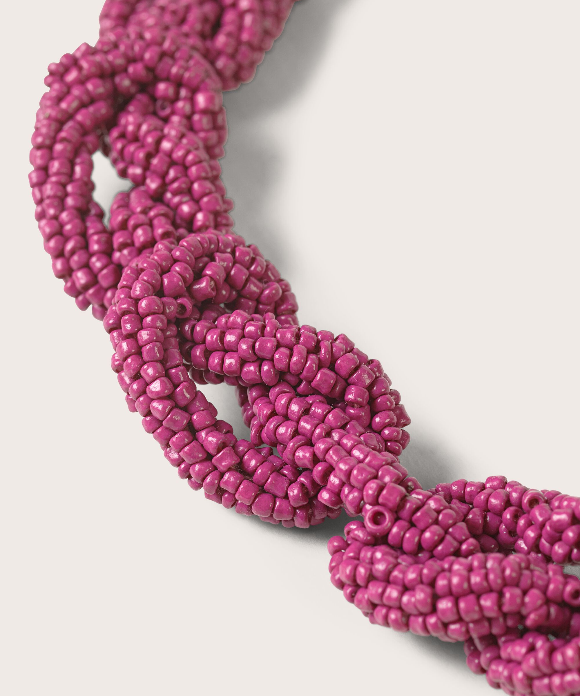 Rybe Halskæde, Fuchsia Red