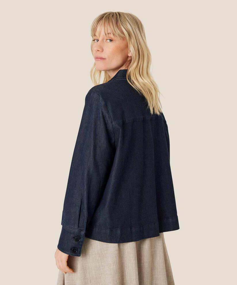 Iowa Denim Skjorte, Dark Denim