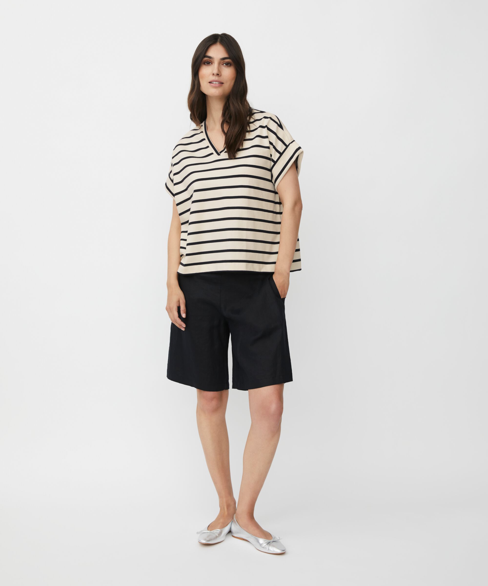 Duada Jersey Top, Whitecap