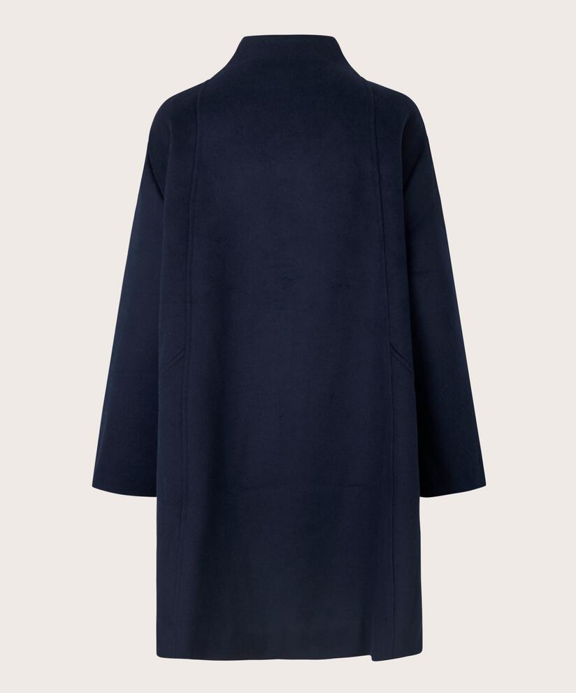 Thorvi uld frakke, Navy Blazer, hi-res