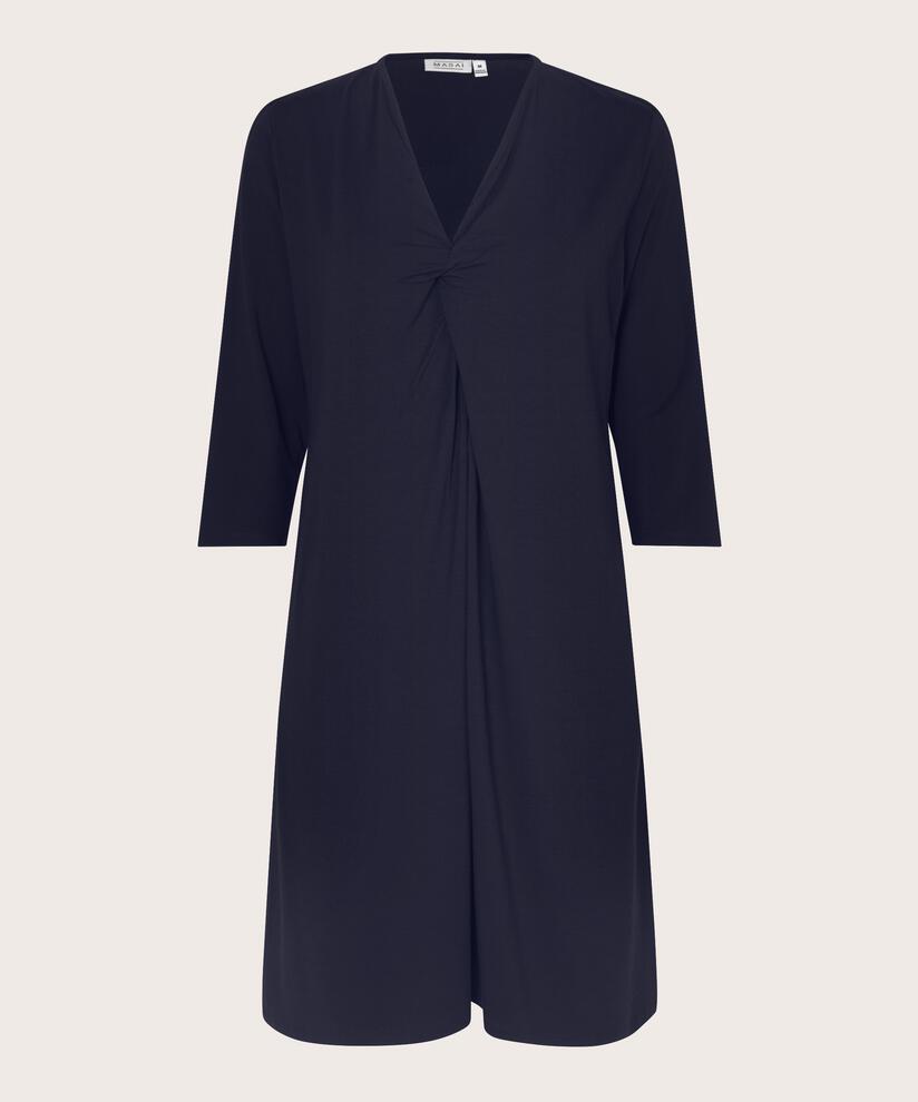 Nibi JERSEY Kjole, Navy, hi-res