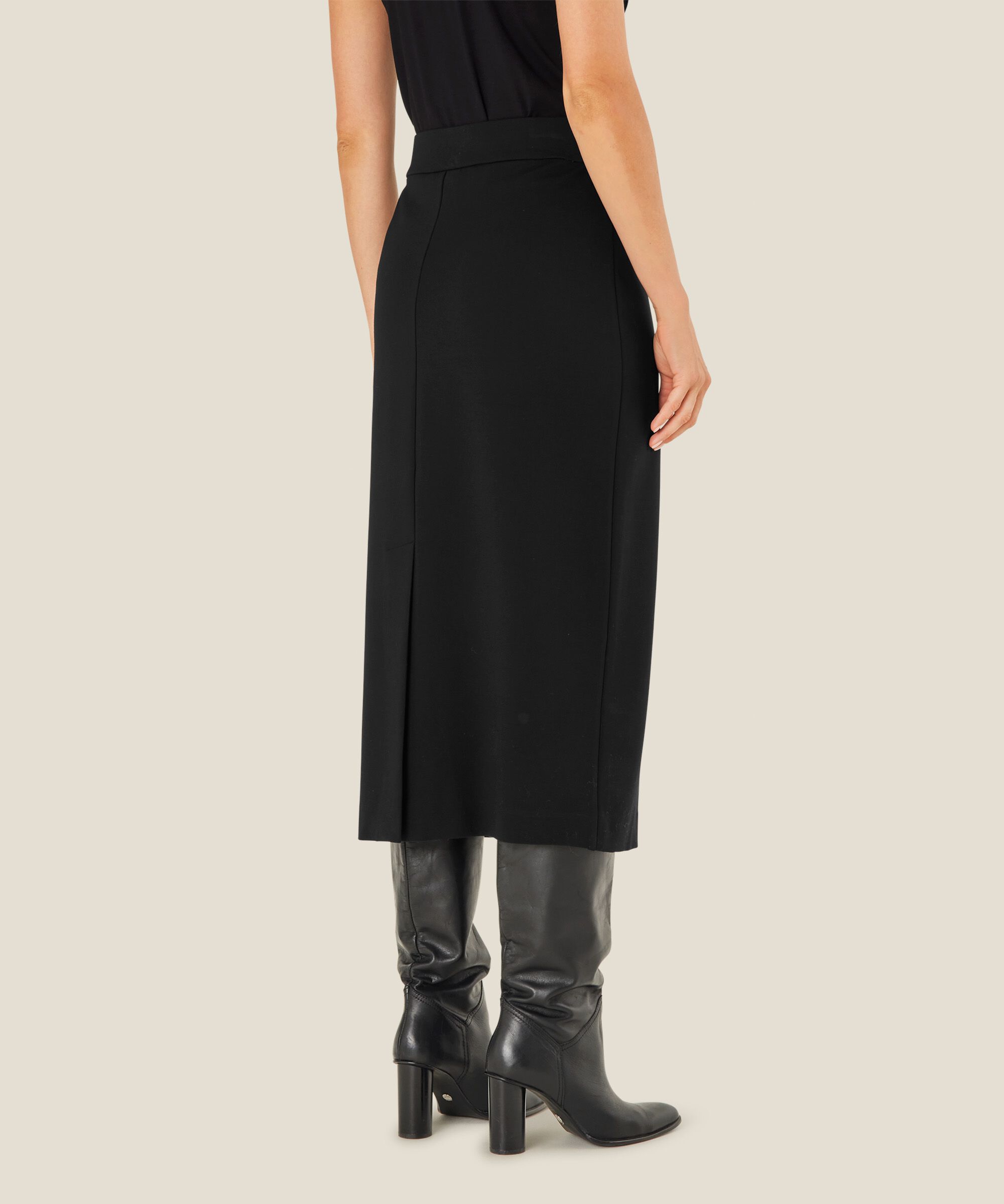 Stephanie JERSEY Nederdel, Black