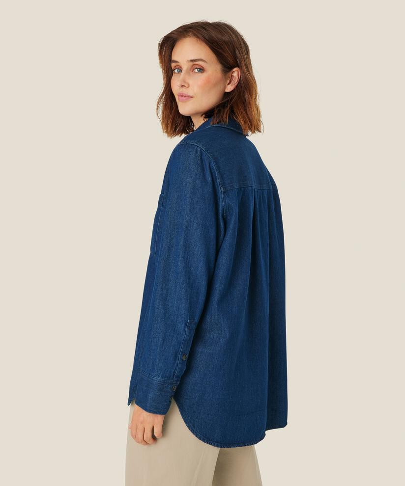Indiba Skjorte, Dark Denim