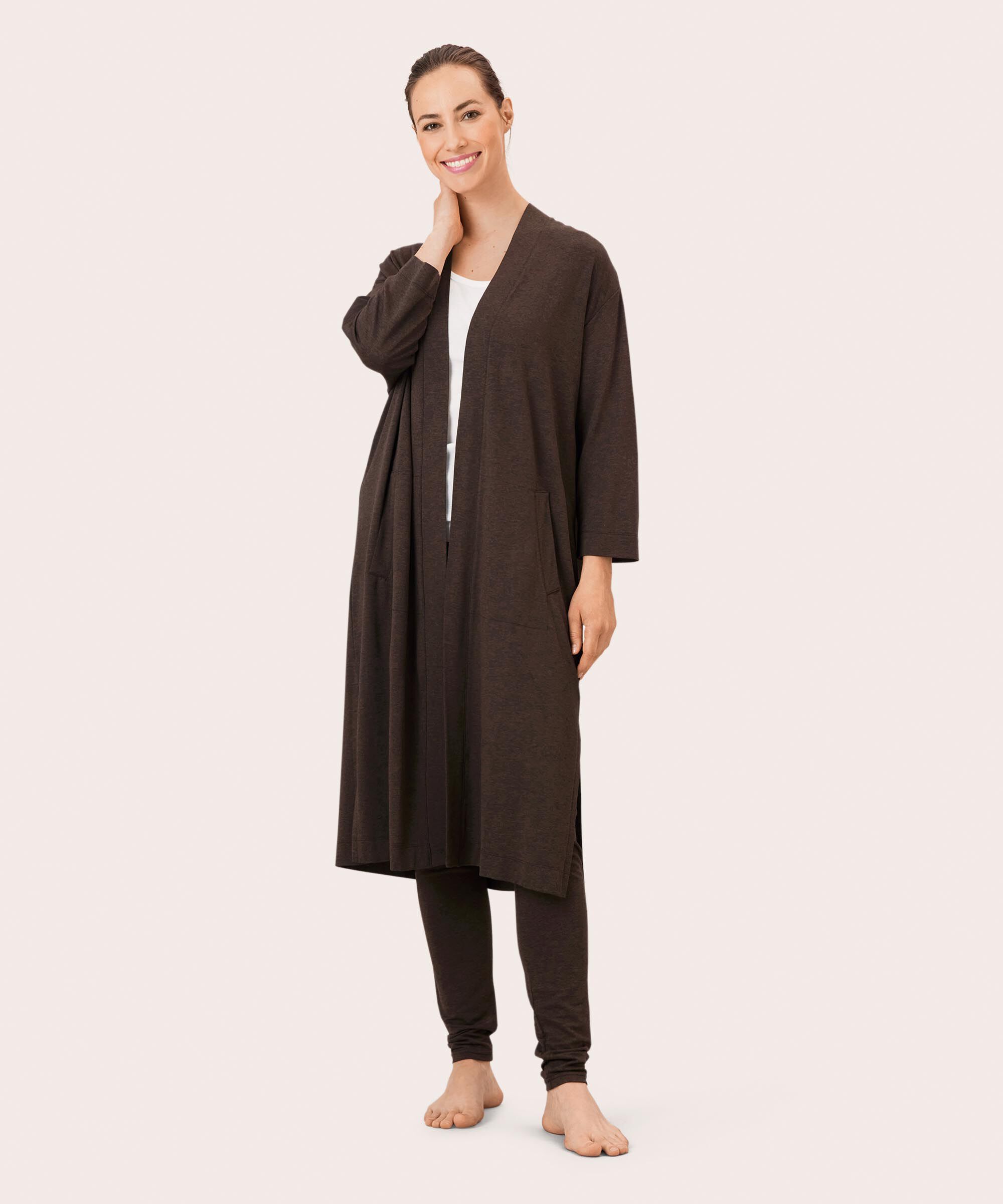 Idale JERSEY Cardigan, Brown melange