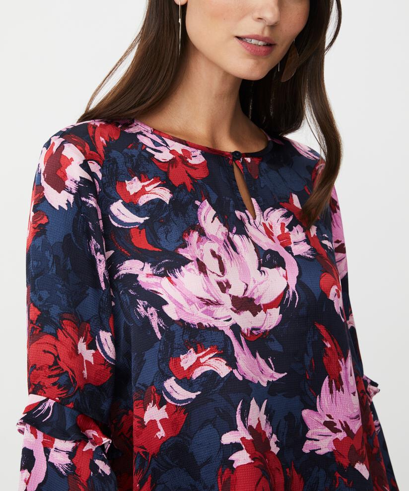 Bimelda Top, Scarlet Sage
