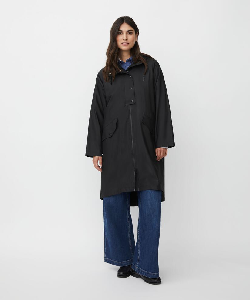 Theia Regnfrakke, Black