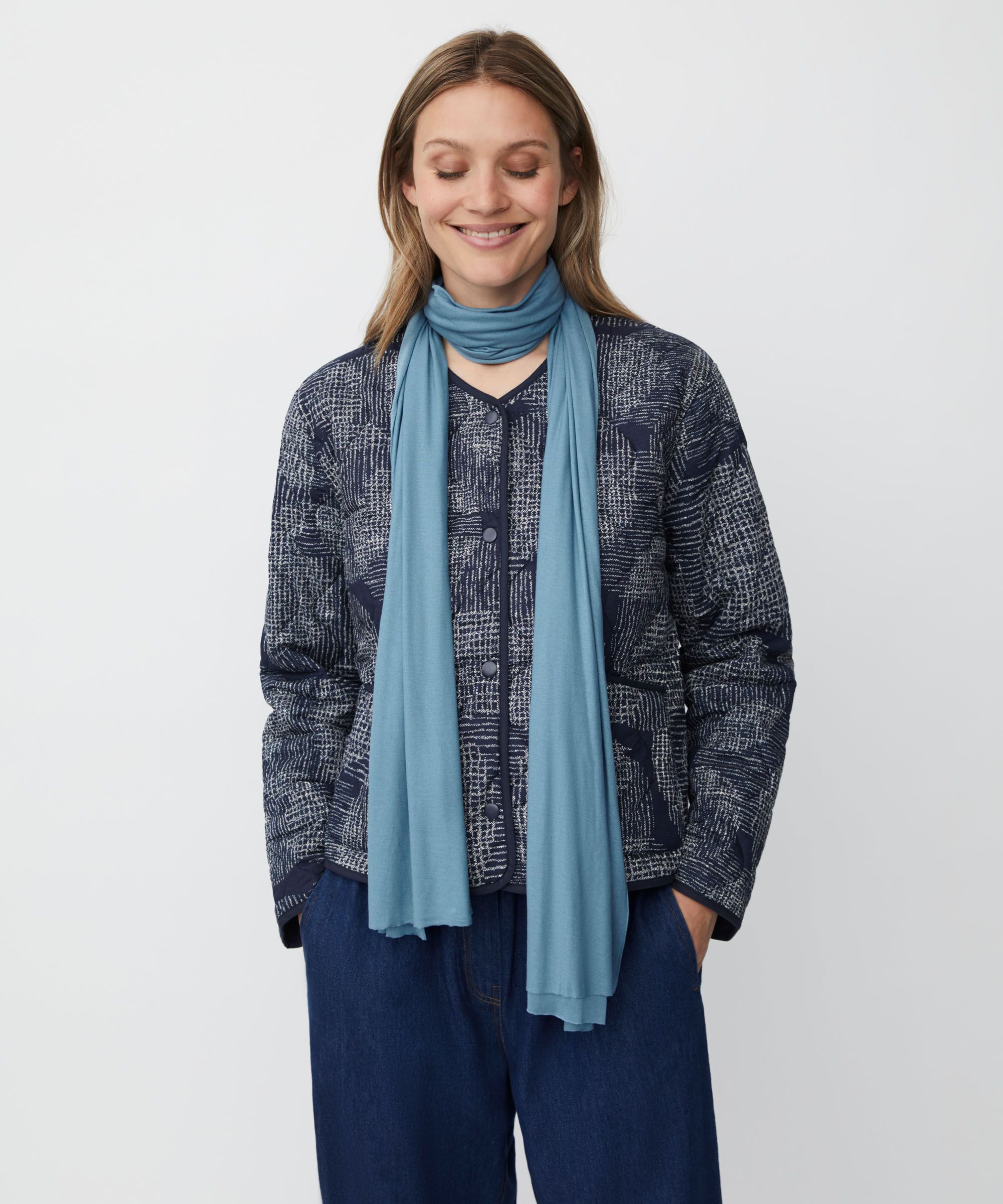 Amega JERSEY Tørklæde, Proven Blue