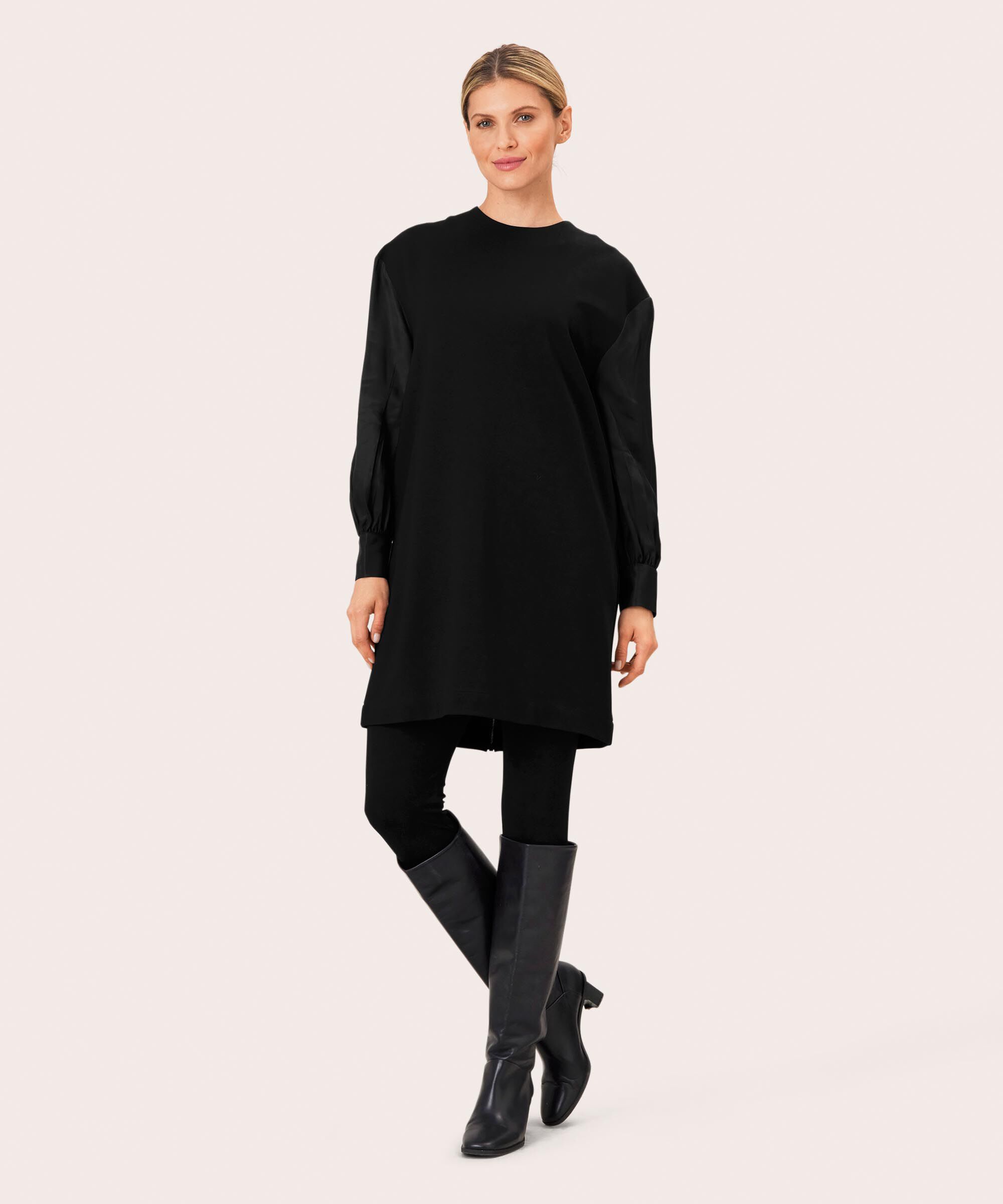 Nicolina JERSEY Kjole, Black