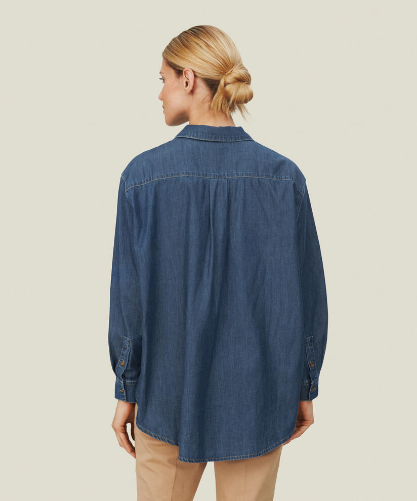 INEA SKJORTE, D Basic Denim