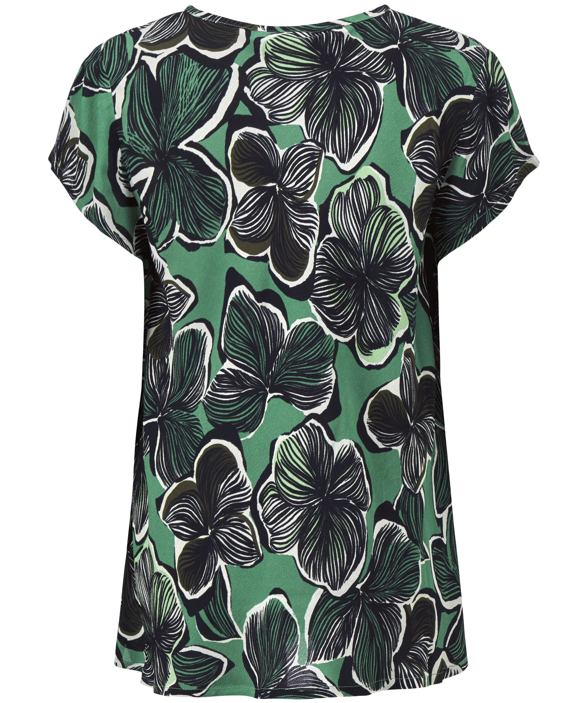 KALLO TOP, Bottle Green