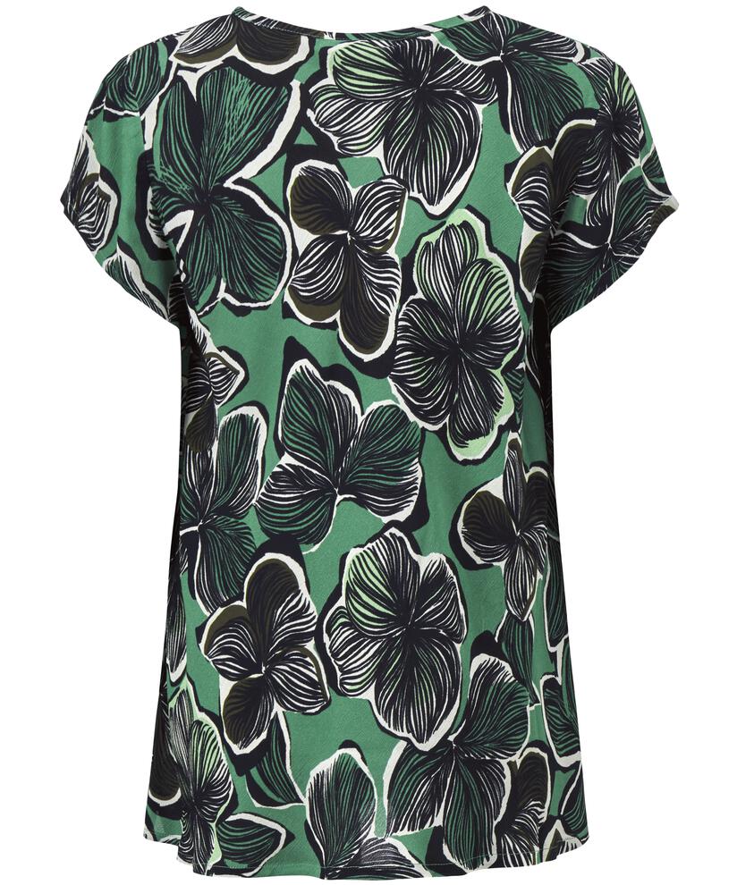 KALLO TOP, Bottle Green