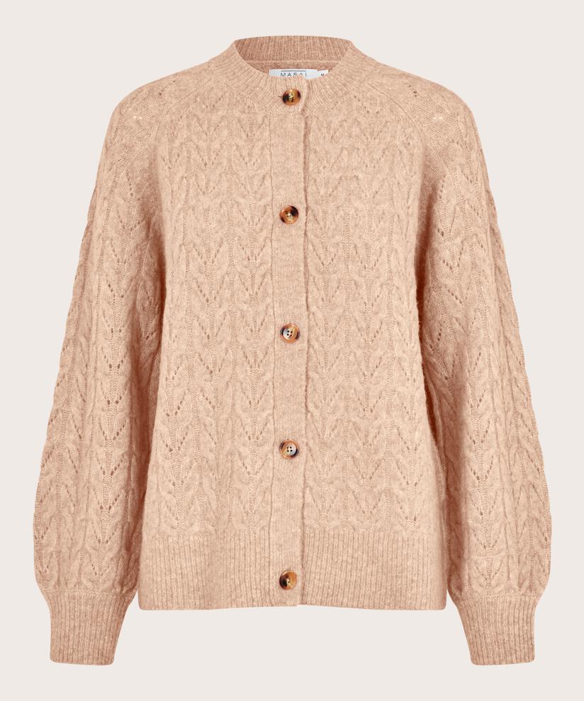 Lamse Cardigan, L beige mel