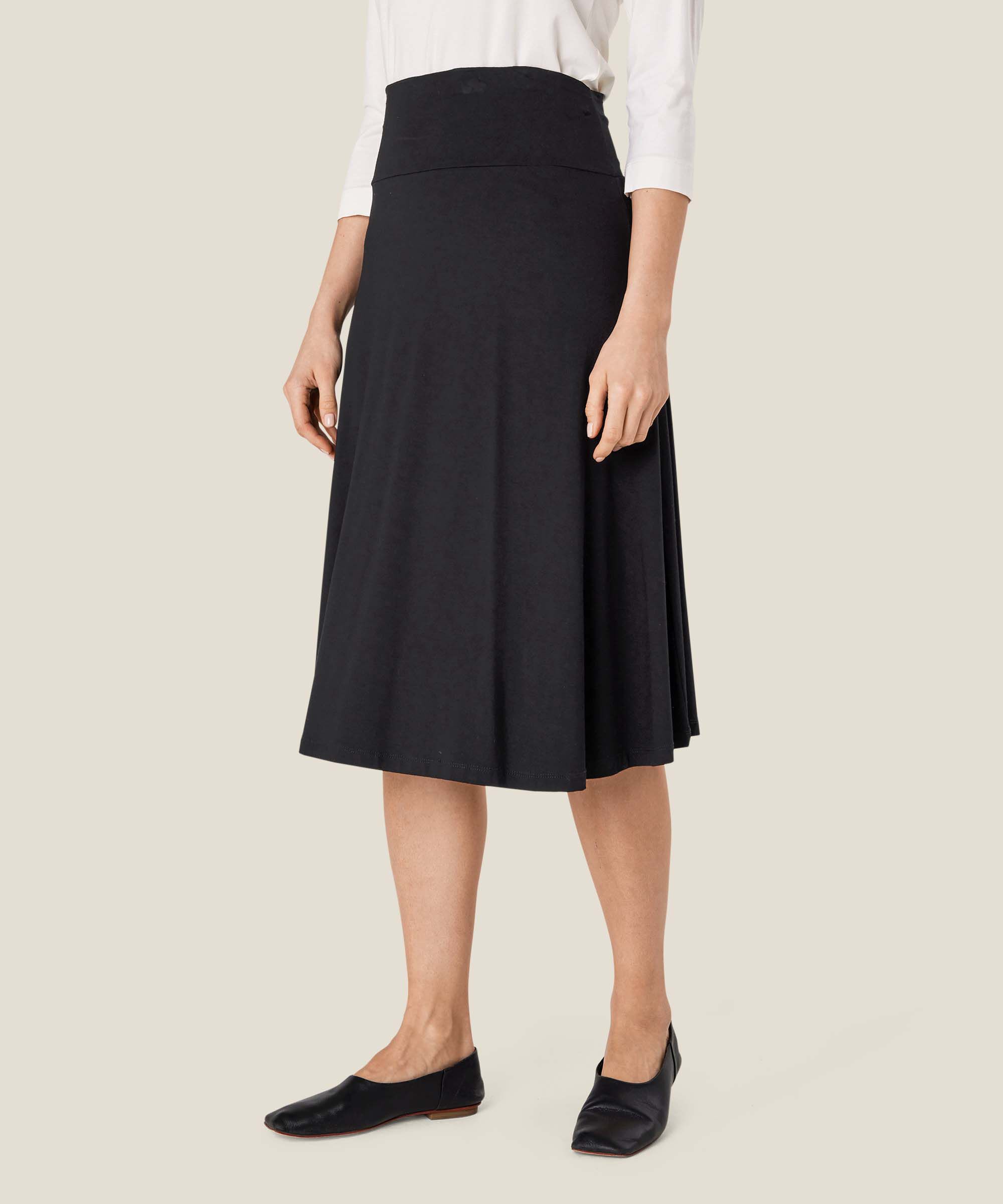 Saba JERSEY Nederdel, Black