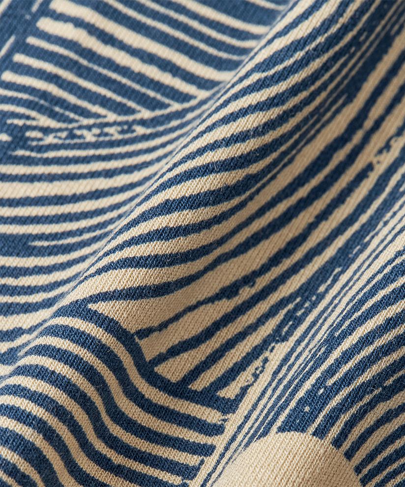 Cecille Jersey Top, Sargasso Sea