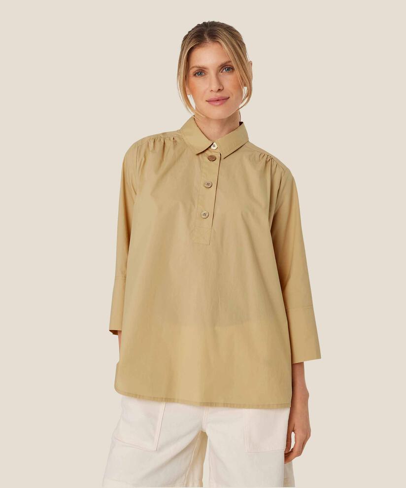 Briallen Top, Pale Khaki