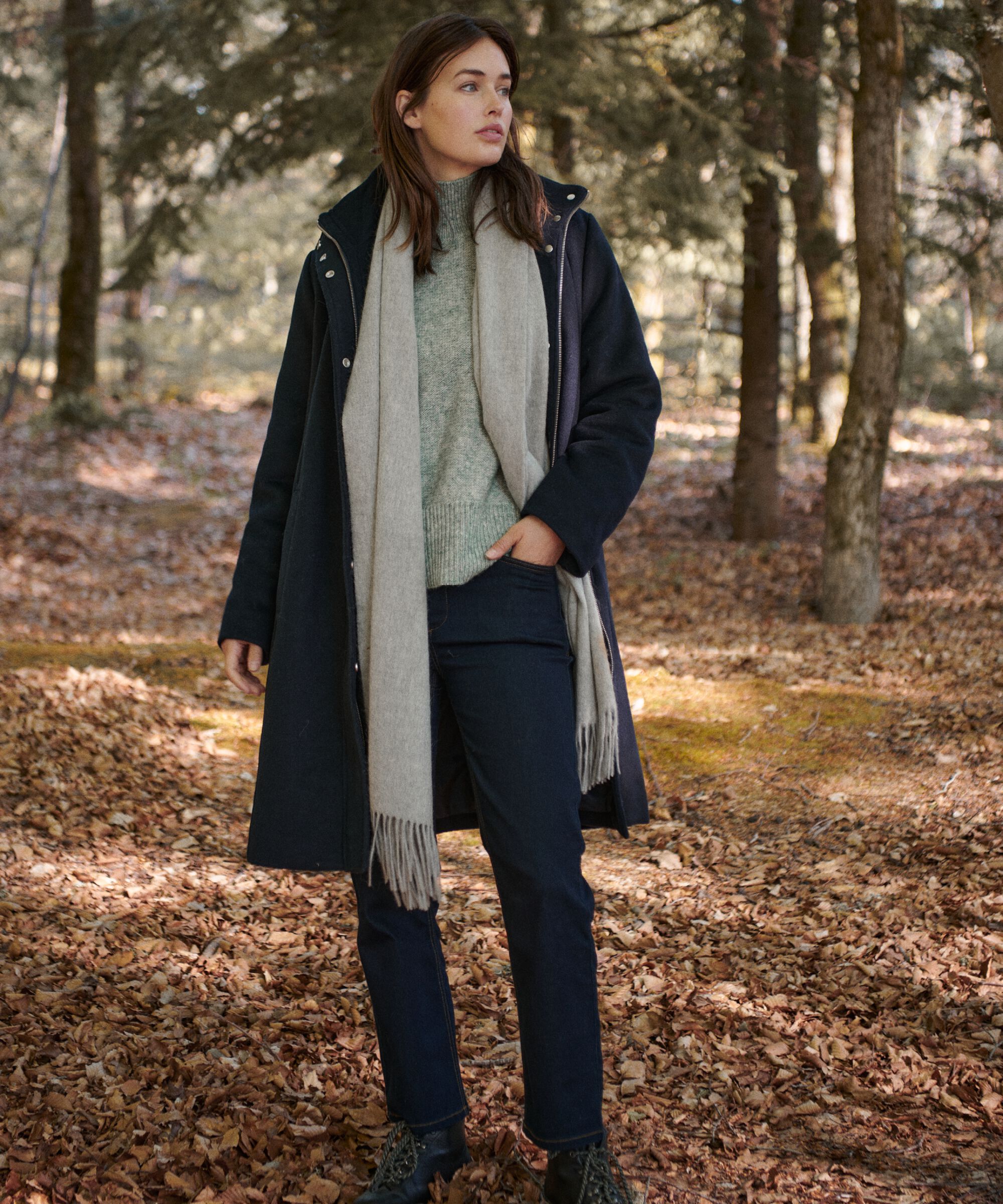 Trine Uldfrakke, Navy