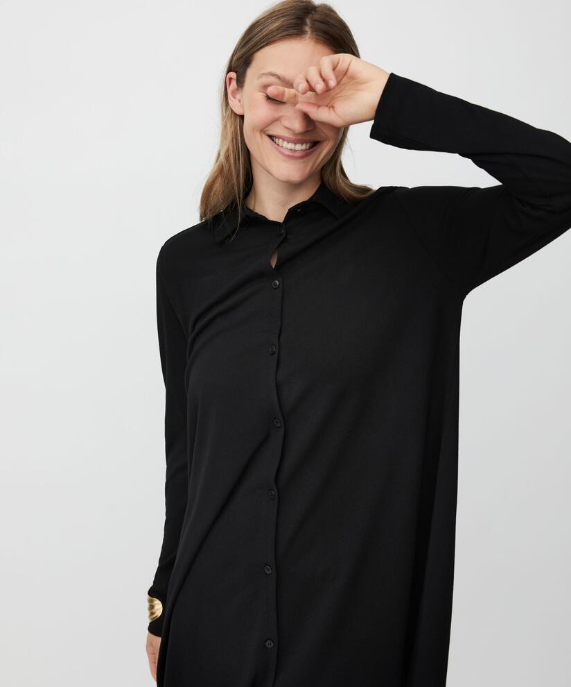 Irisanja JERSEY Skjorte, Black