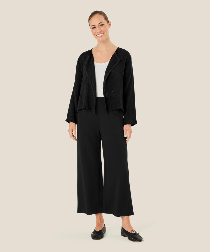 Piri JERSEY Bukser, Black, hi-res