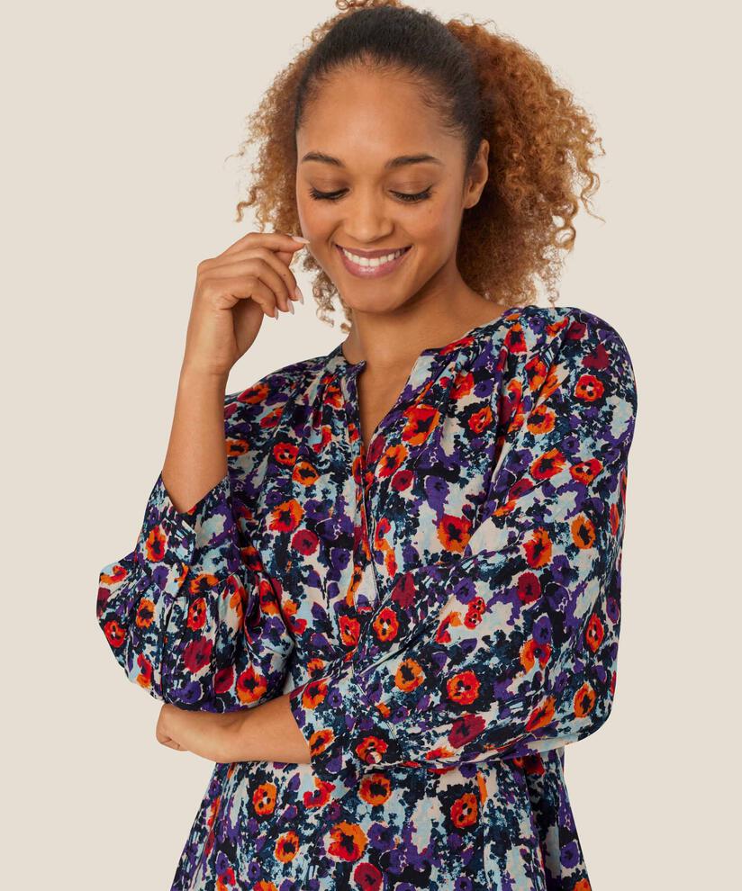 Delhia Top, Meadow Violet