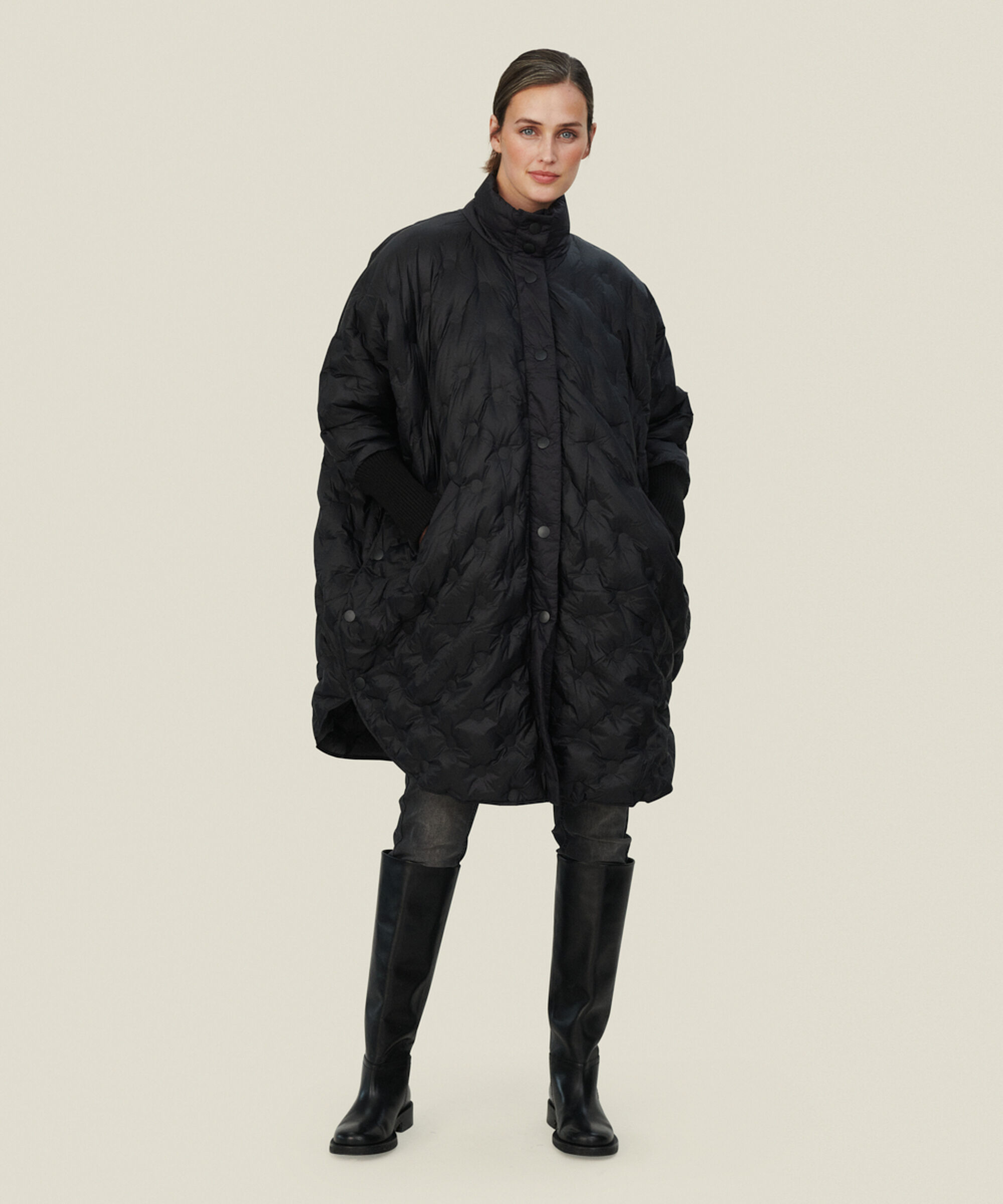 TILDA DUNFRAKKE, Black