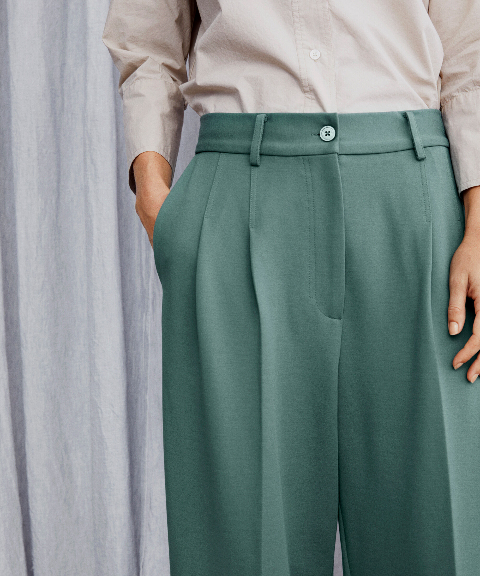 Perlinam JERSEY Bukser, Balsam Green