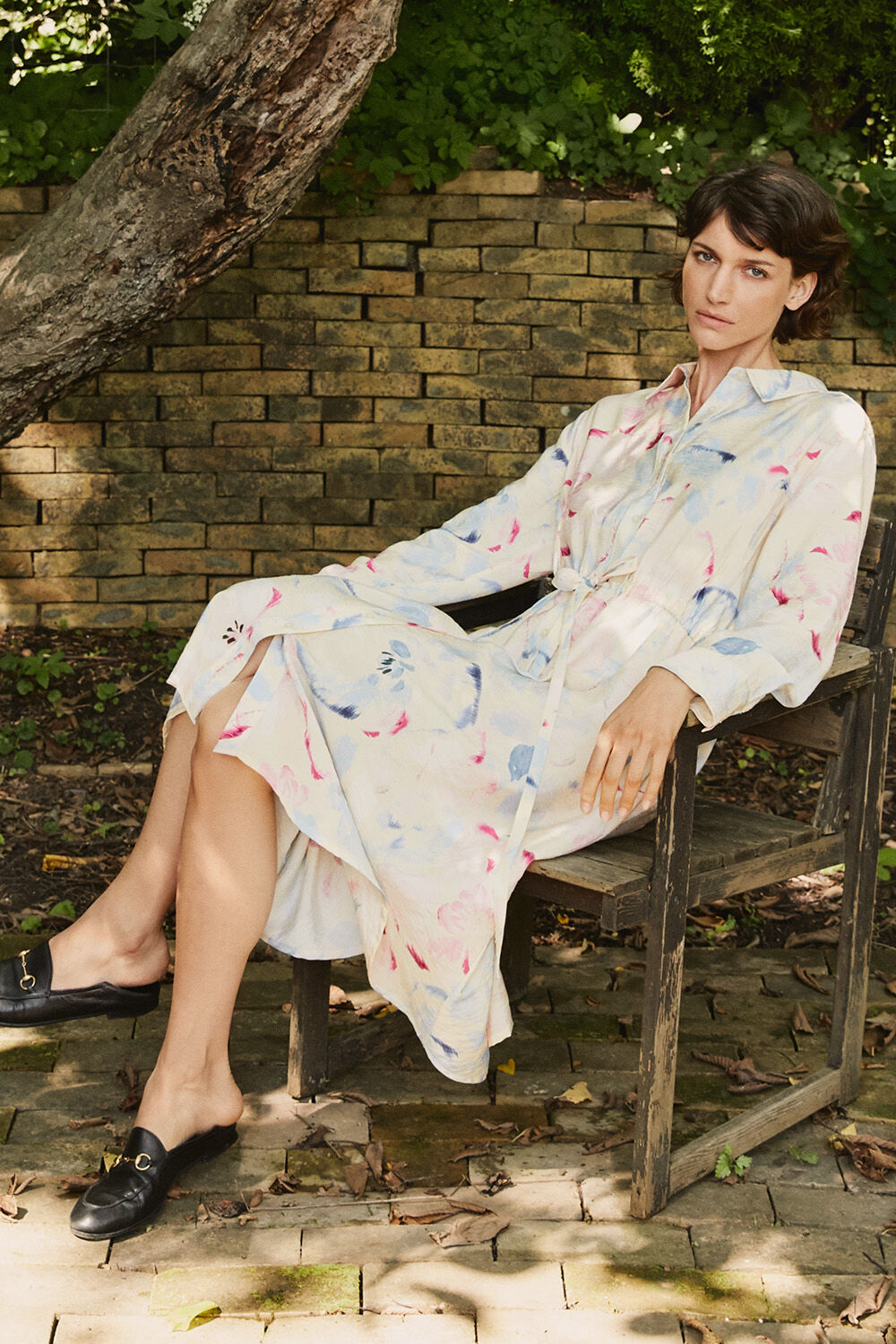 Nova Skjortekjole - Primrose, Helle Jersey Underkjole - Cream