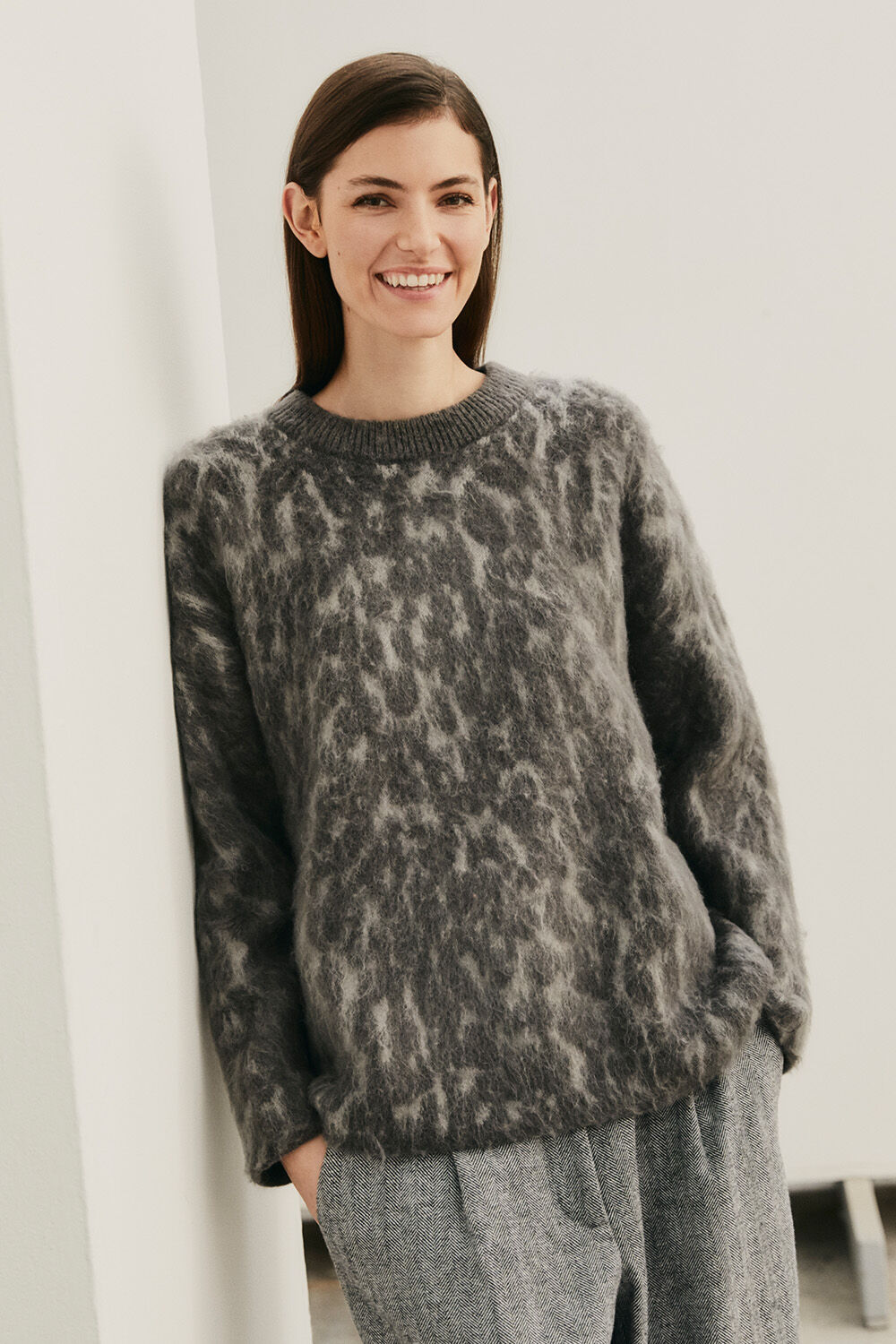 Fionna uldtop - Magnet, Pirethia Bukser - Black