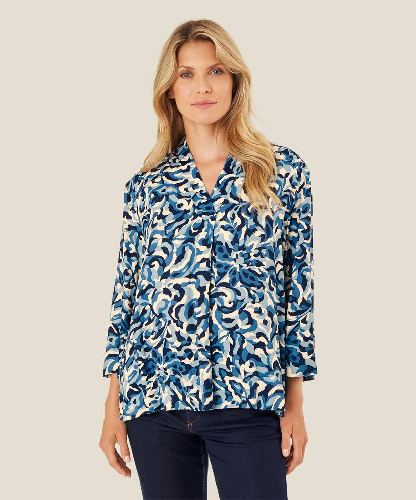 Blythea Top, Ashley Blue