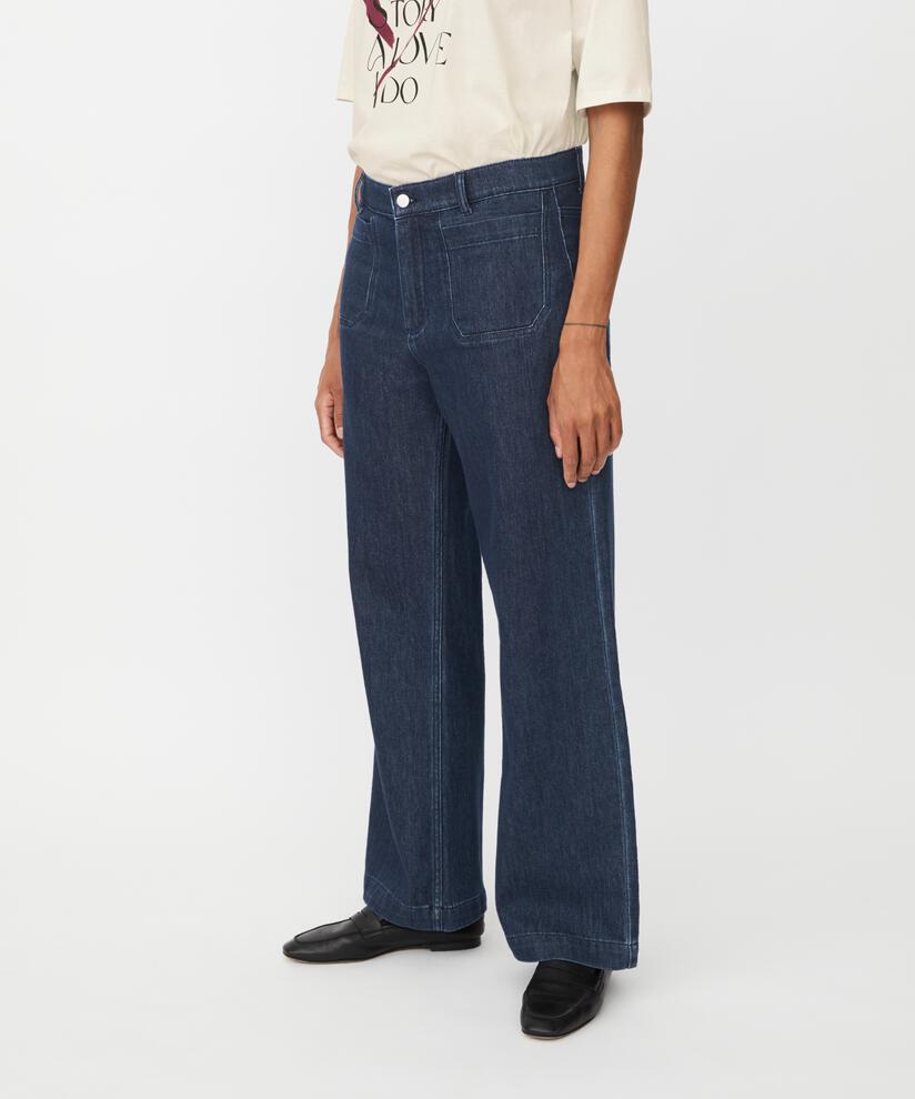 Partenope Denim Bukser, Dark Denim