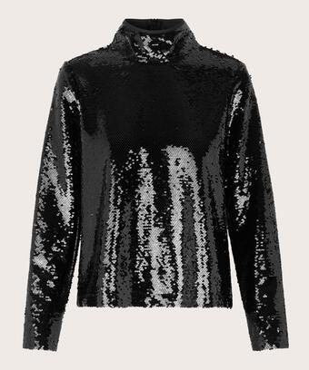 Brunila Top, Black, hi-res