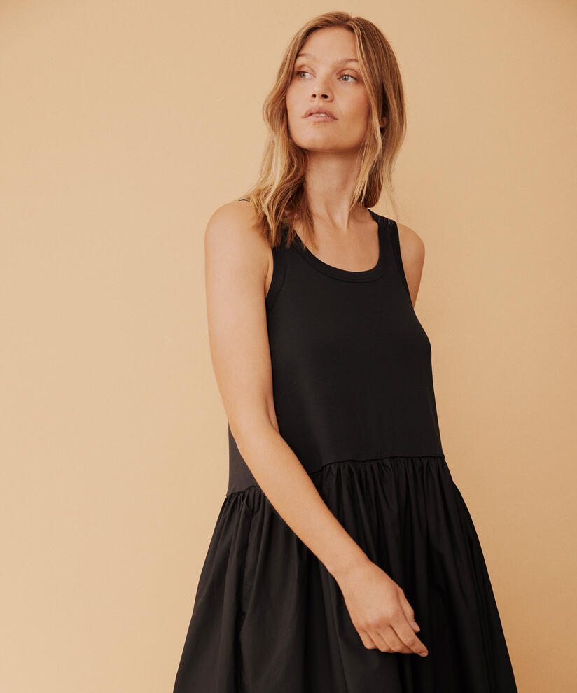 Naha JERSEY Kjole, Black