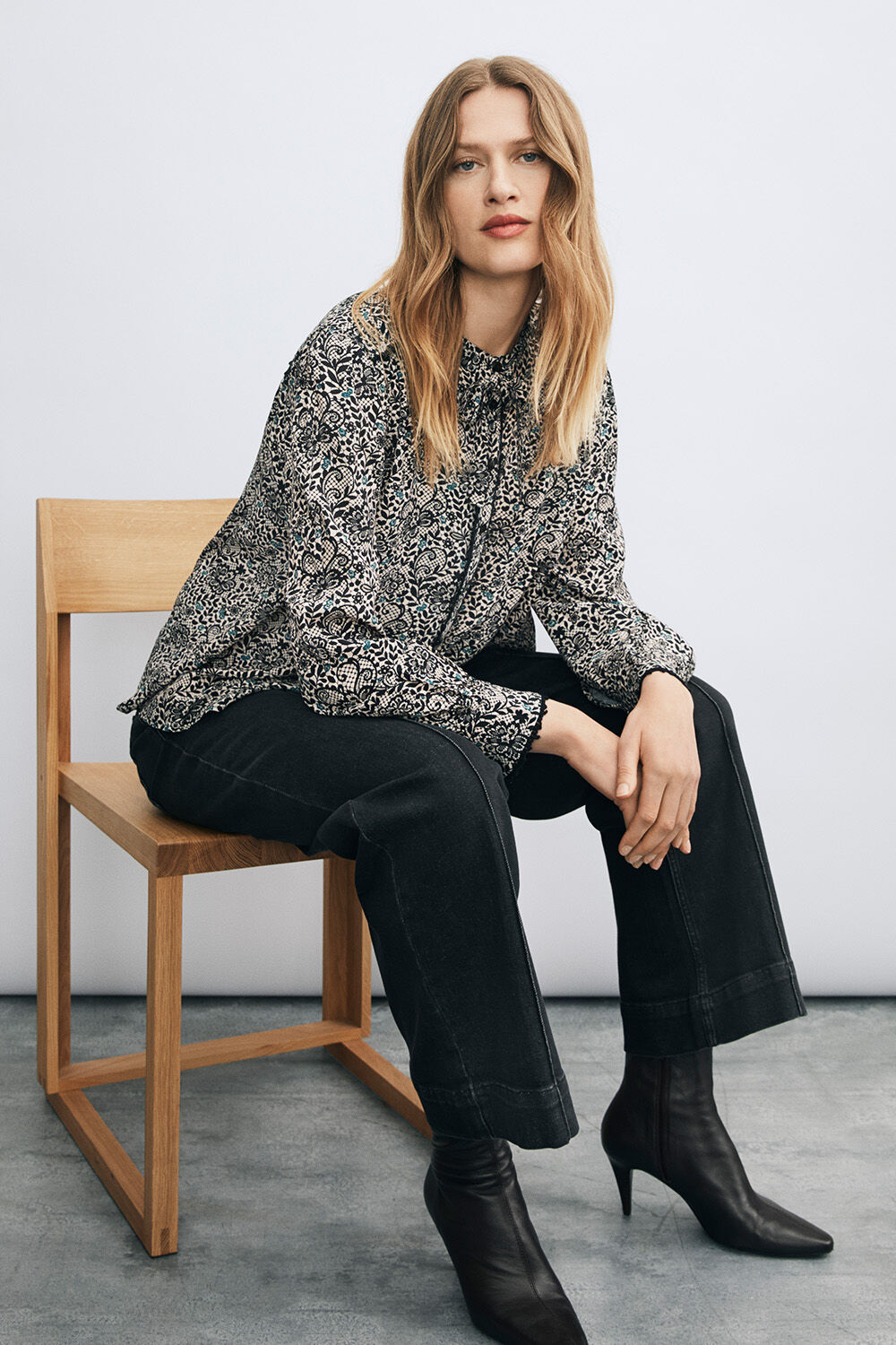 Imaya Skjorte - Ponderosa Pine, Parvelena Denim Bukser - Black