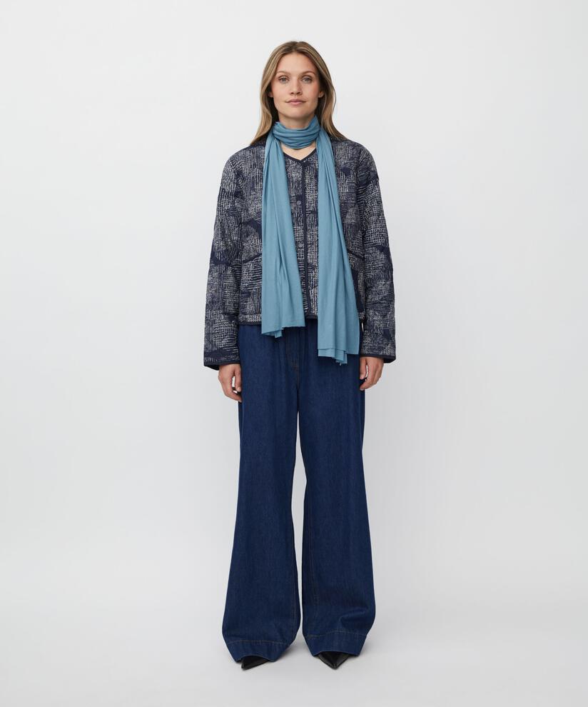 Amega JERSEY Tørklæde, Proven Blue